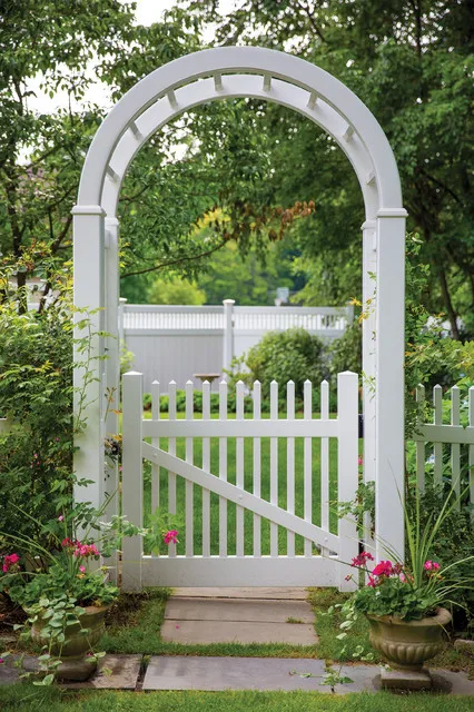 Outdoor Durable Free Maintenance 16Ft. W x 12Ft. D Garden Trellis Arches Arbor
