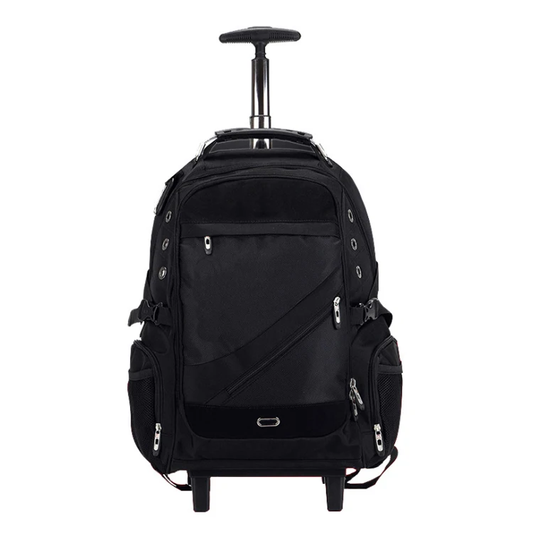 Carry On Expandable Trolley Bag Travel Backpack Office Computer Bag Laptop Backpack With Wheels