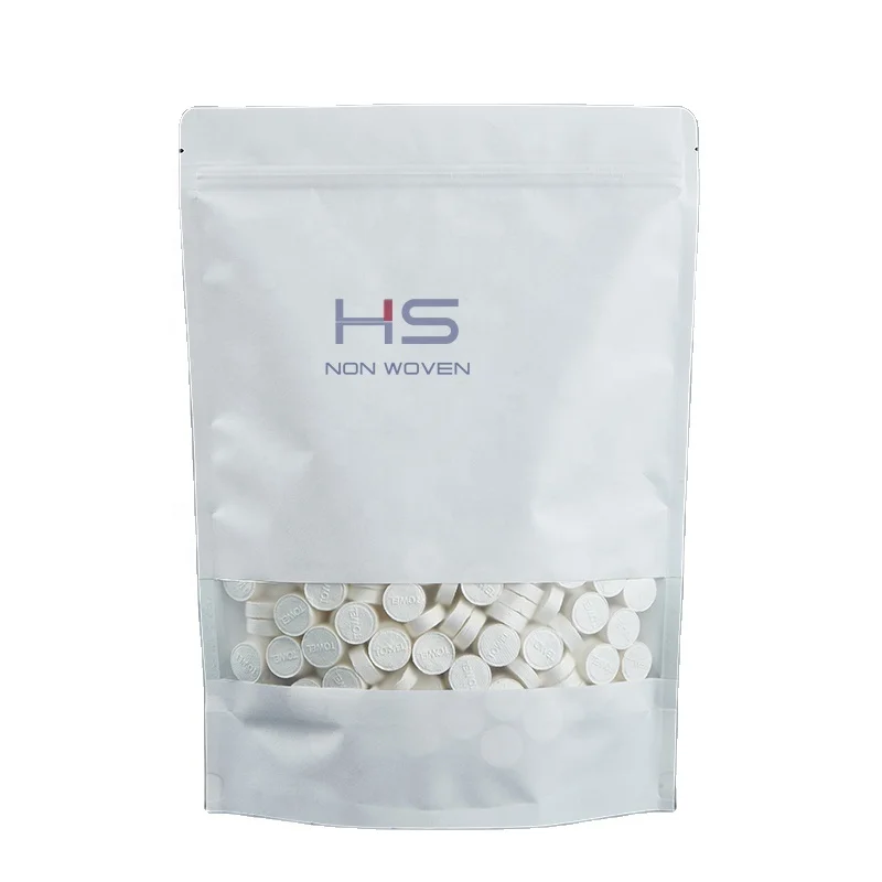 Customized Disposable Push Magic towel Capsule Wet Wipes Napkin Compressed Towel