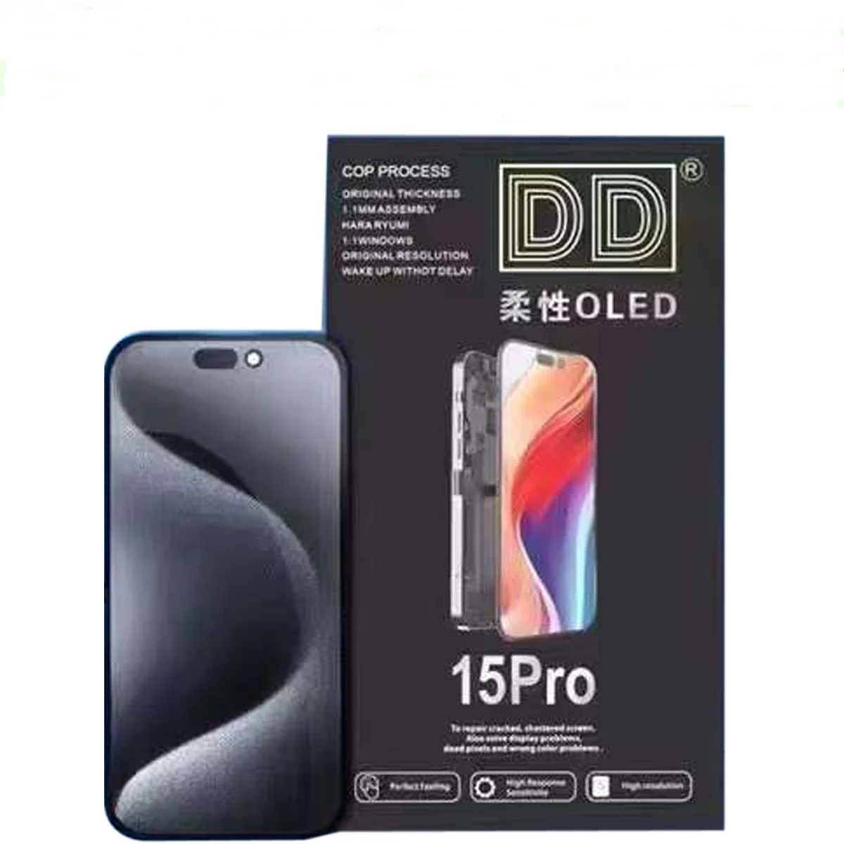 Factory Price for iPhone 15 DD soft OLED LCD Display and Touch Screen Replacement for iPhone 15 Mobile Phones screen