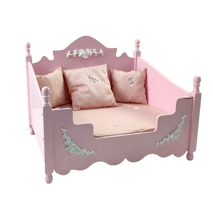 Hot selling and high quality cat dog wooden pet bed