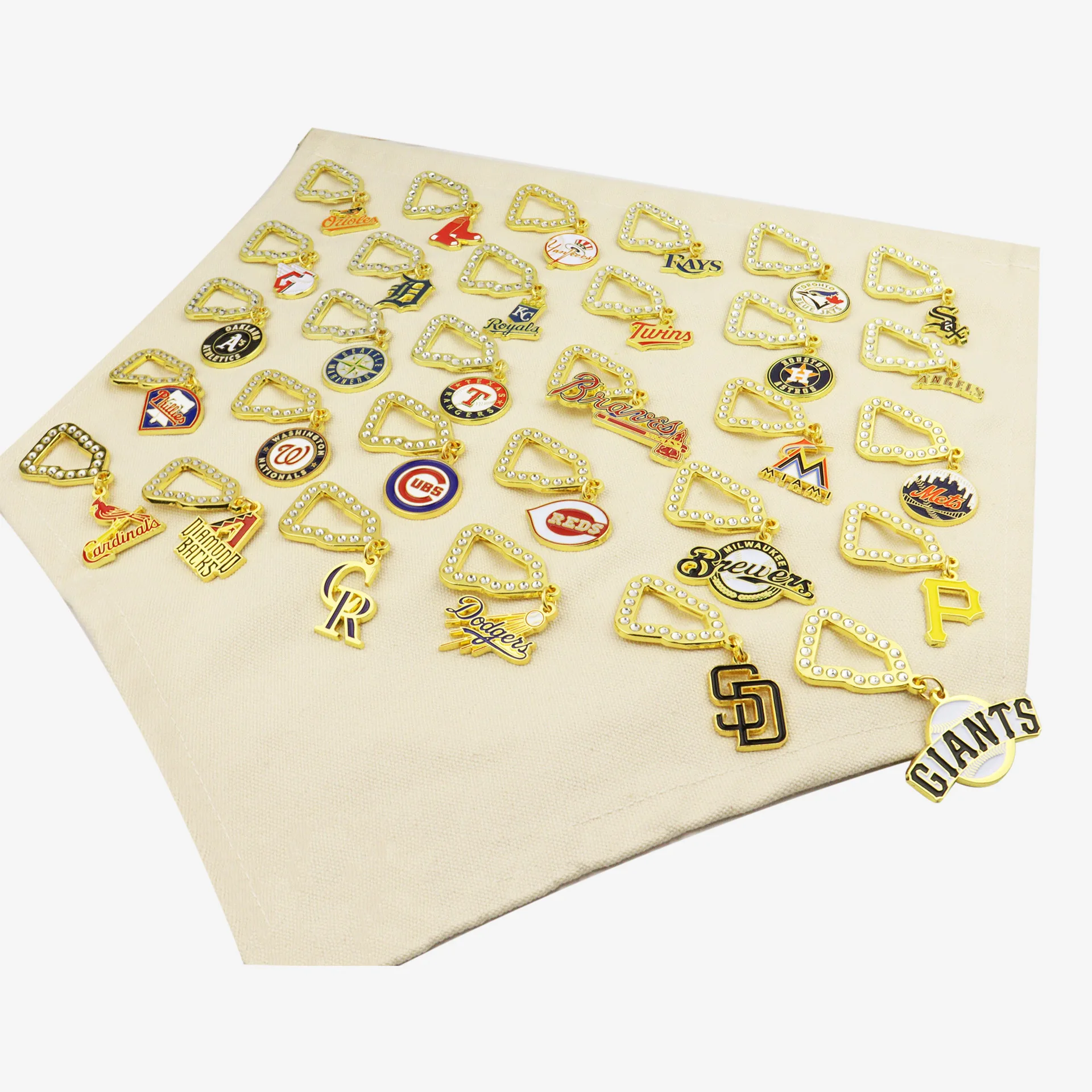 New Era hat pin MLB team logo decorative hat pendant_hat chain metal pin