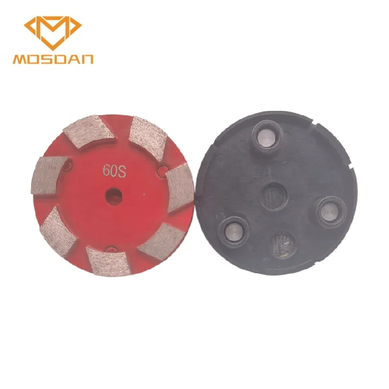 4 Inch Klindex Concrete Diamond Grinding Disc with 7 Segment Tooling
