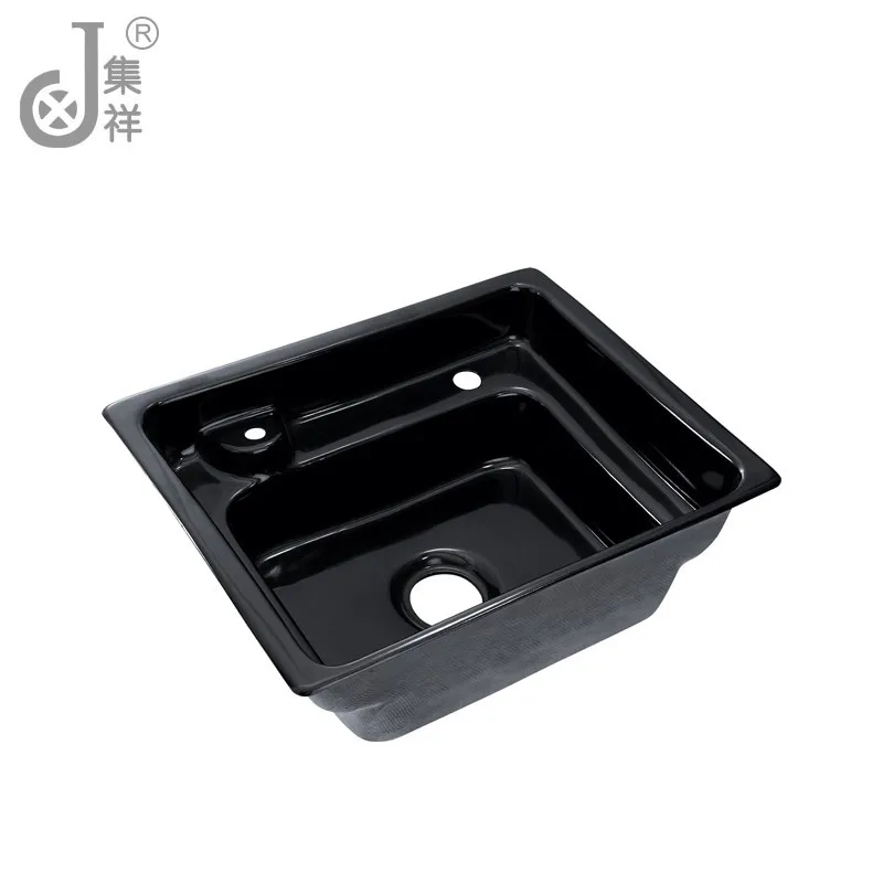Barbershop Furniture Hairdressing Shampoo Bowl Shampoo Basin Beauty Salon Furniture Color Plastic Contemporary Black 10pcs 0802