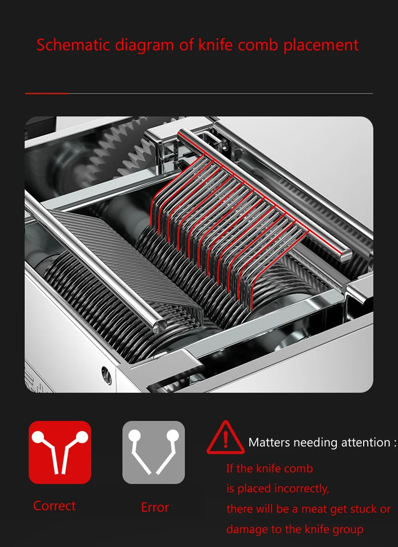
Multifunctional Meat Cutter Household And Commercial Vegetable Cutting Machine with 220V 110V Factory 
