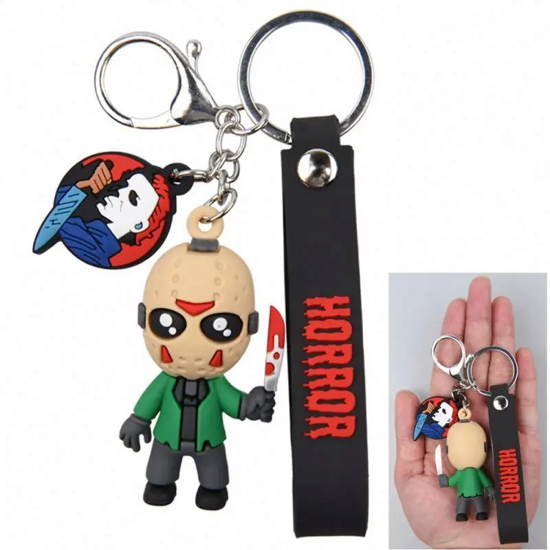 10pcs/set  The Nightmare Before Christmas figure jack and sally keychain Figures Set