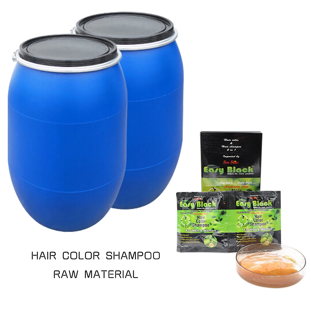Wholesale Liquid Form Hair Color Shampoo Raw Material for Hair Dyeing