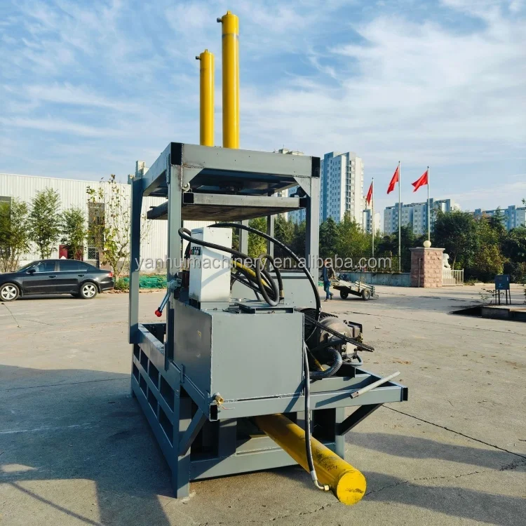 Hot Sales 30 Ton Mini Bailing Machine For Waste Paper Waste Carton Clothes Aluminum Cans Cardboard Scrap Metal Balers