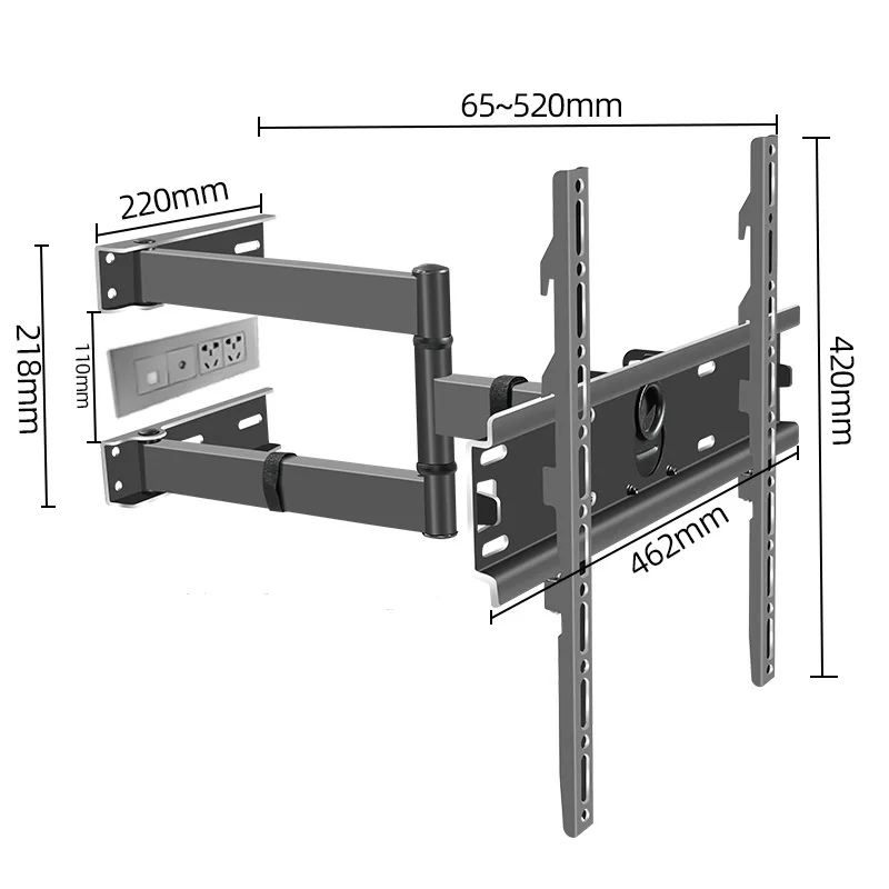lcd tv wall mount 32-55inch metal furniture plasma tv stand monitor arm extension bracket flat screen tv bracket