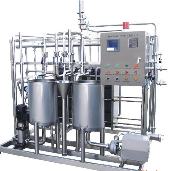 Pasteurized Milk Production Line  Coconut Milk UHT Pasteuriser   Coconut Milk Automatic Pasteurization Machine