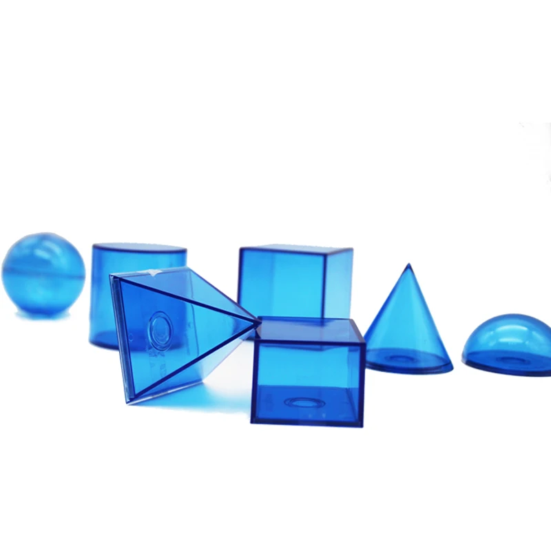 
conic section teaching model, Geo Solids Set Transparent Geometry model, plastic math model of geometry set 