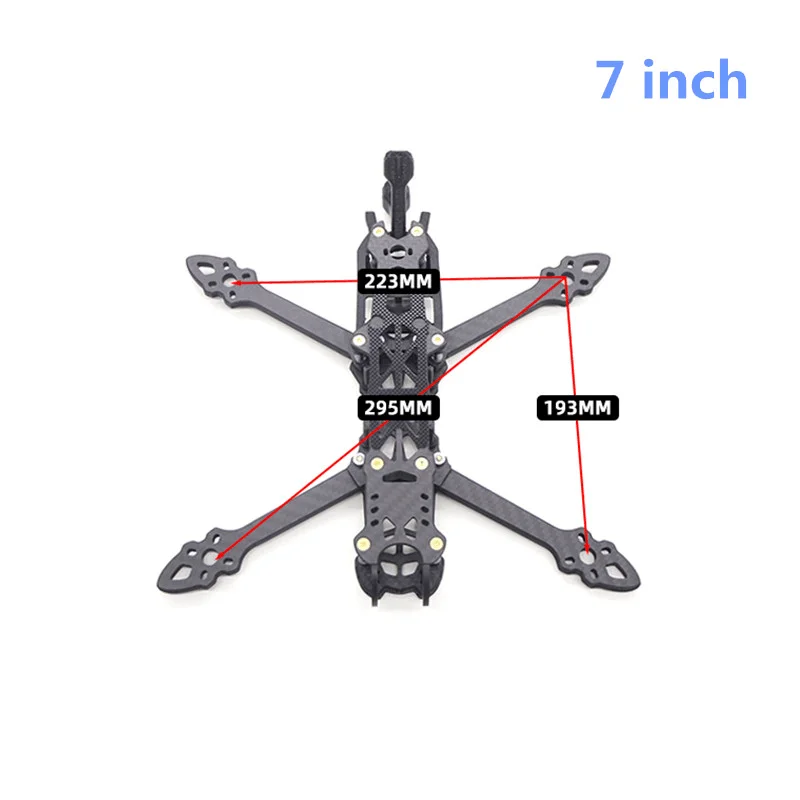 HSKRC MAK4 HD 5/6/7 Inch RC Quadcopter Carbon Fiber Frame DJII FPV Air Unit/CADDX VISTA for MARK4 HD Freestyle FPV Racing  Drone