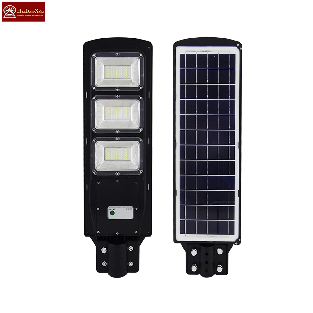 Remote Control 30W 90W Integrated LED Solar Street Light Aluminum Shell Sensor Solar Installation Garden Road White Emittance