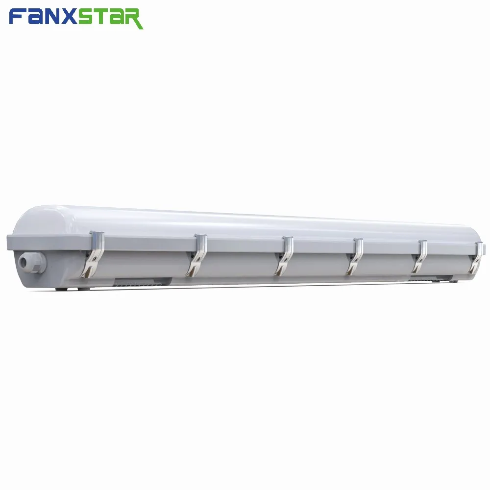3000K Color Temperature IP66 Daylight & Microwave Motion Sensor 140lm/w 30W LED Batten Light for Metro Station