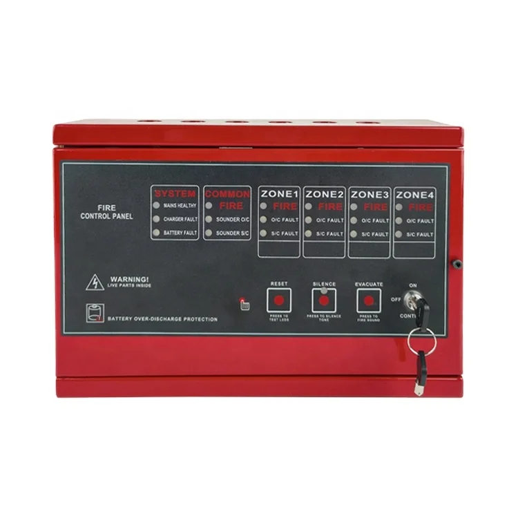 Manufacturer 1/2/4/8 Zones Fire Alarm Control Panels 110V Conventional Fire Alarm System