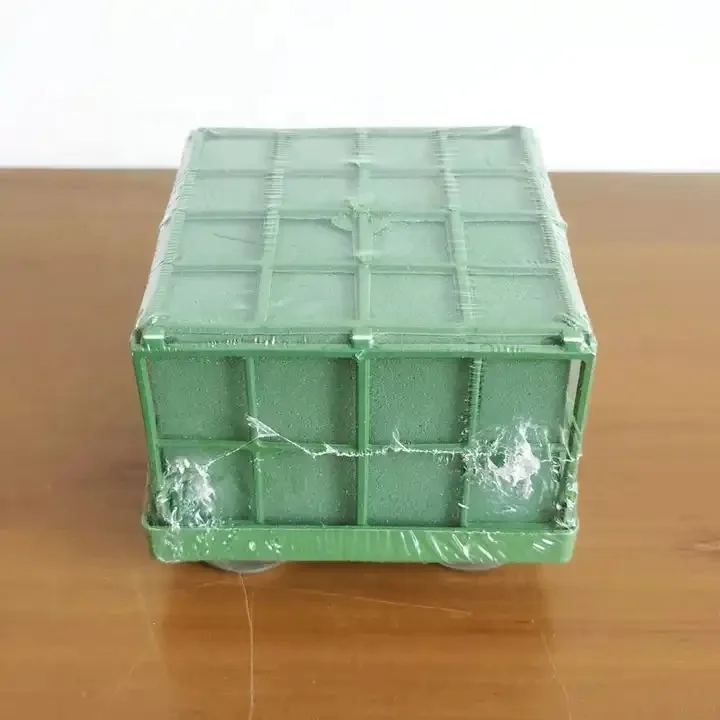 Flower Clay Rectangular Cage Basket Flower Frame Plastic Fixed Grid Absorbent fresh flower mud