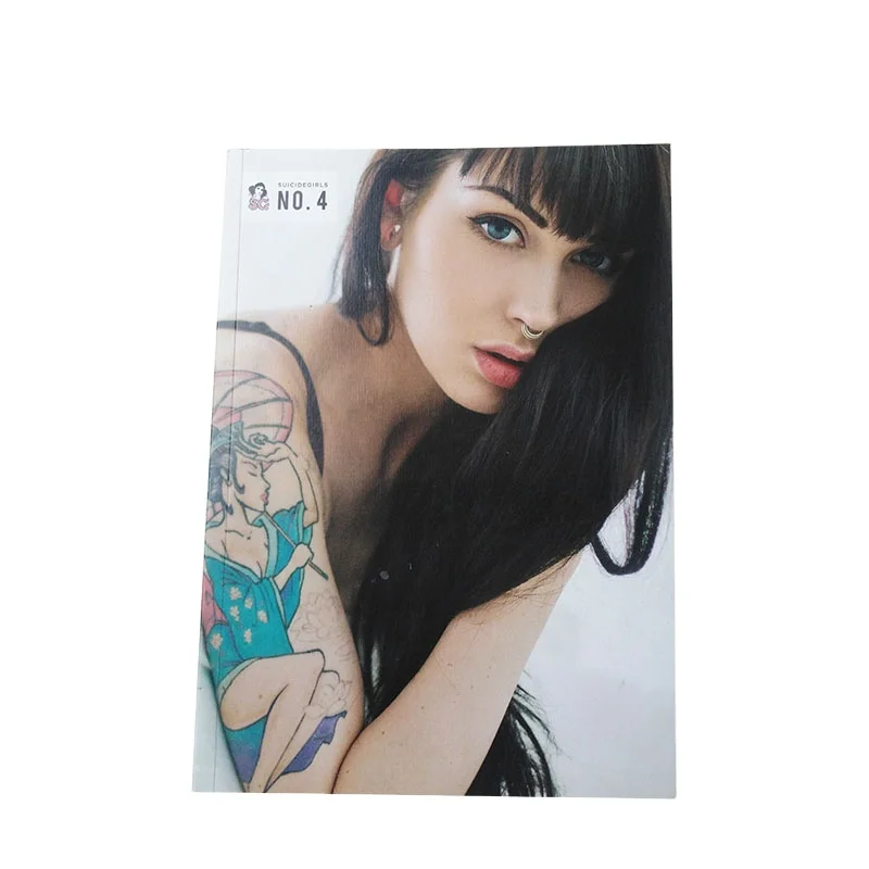 Бумажный задний Спот Uv журнал печать на заказ принтер журналов для оптовой продажи