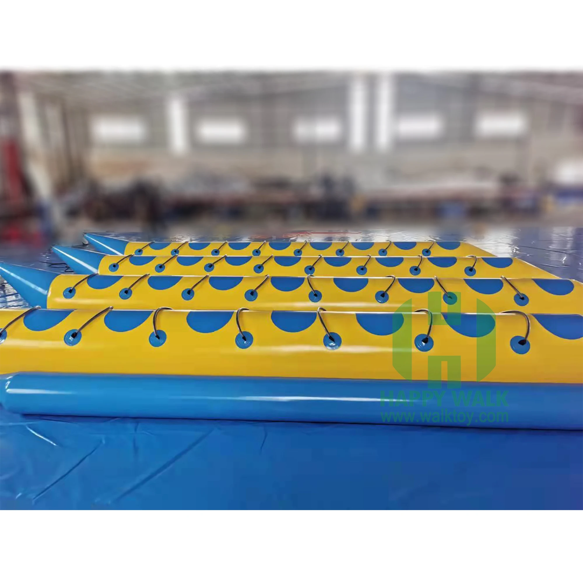 Новая синяя и желтая Банановая лодка прыжки на воде игра игрушки водная доска надувная для детей взрослых в продаже