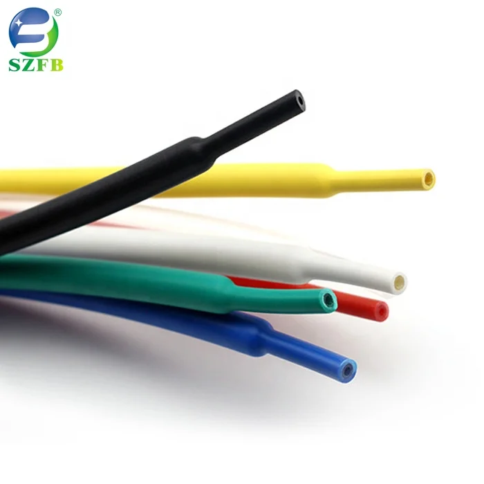 Sleeve Double Wall Silicone Rubber Shrinkable Heat Shrink Tubing With Glue