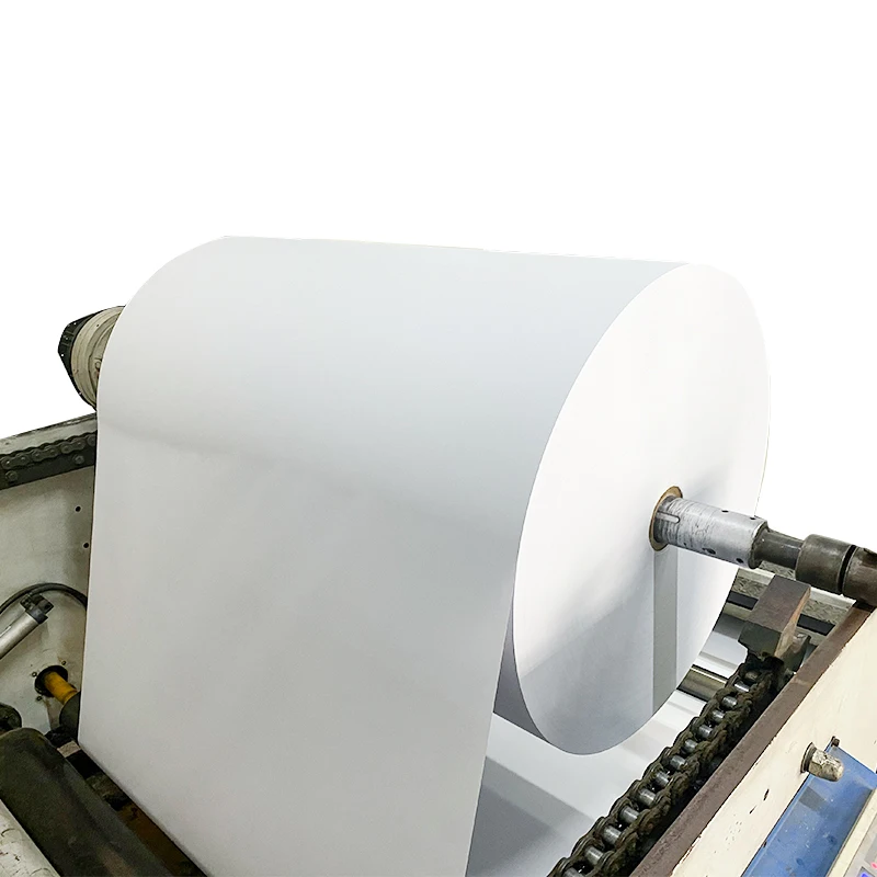 Price label stock raw material sticker usage jumbo roll self adhesive thermal