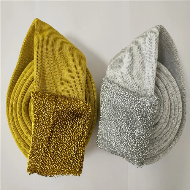 stainless steel fabric scourer ,metallic steel wool cleaning cloth making machine for fabric cloth