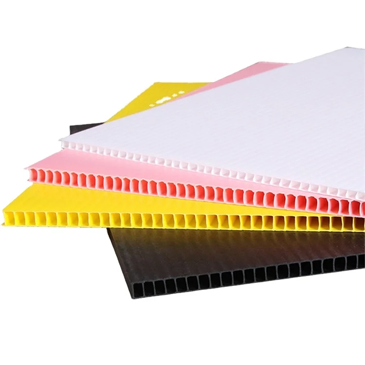 OEM Factory Waterproof Sheet New material recycled colored correx PP Foam Board size 4x8ft