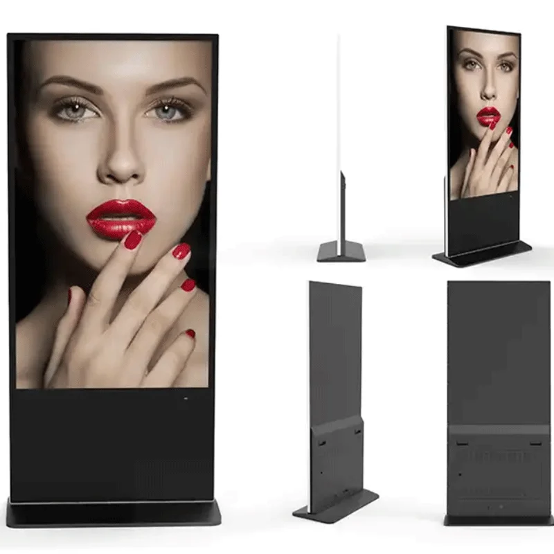 43/55/65 inch vertical floor standing advertising machine touch LCD display video network HD player Digital signage