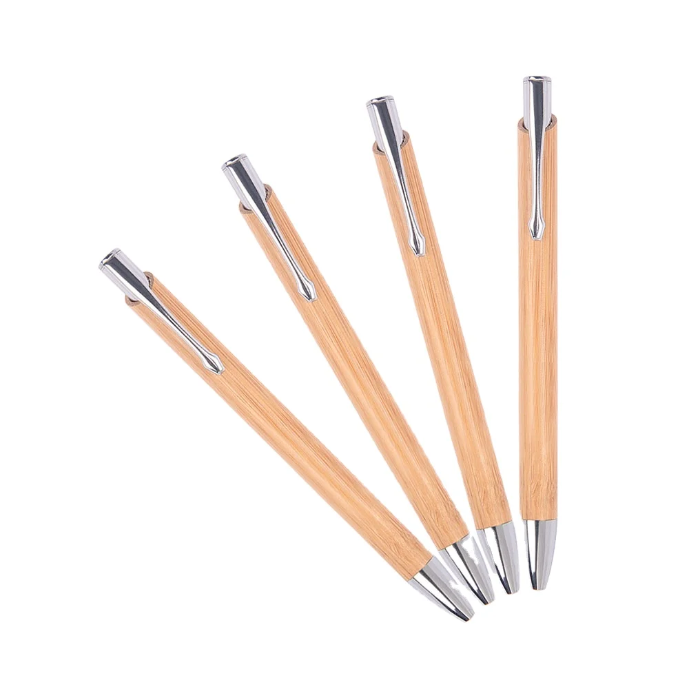 Eco friendly bamboo ballpoint pen logo custom wood ball pen for promotion gifts