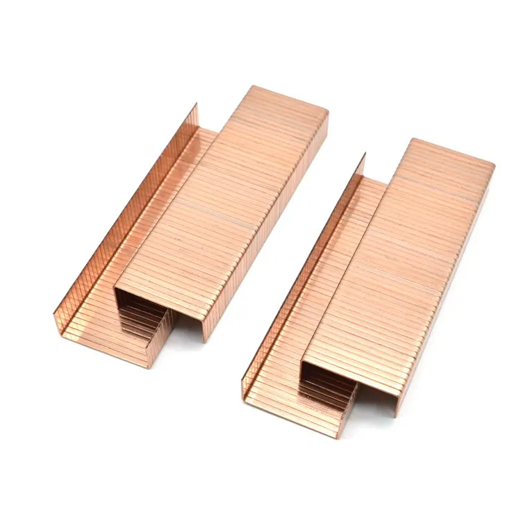 Best Price 16Ga 34.7mm 35 Series Galvanized Iron Gold Carton Closing Staples