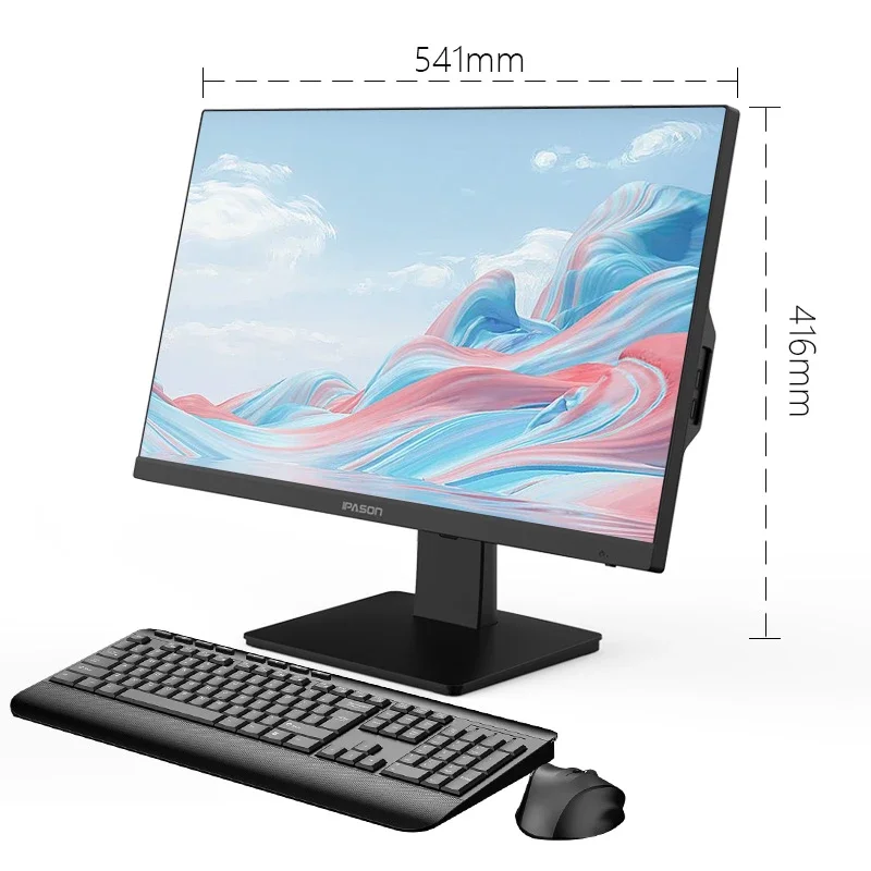 IPASON A3 23.8 inch 10th Gen Commercial All-In-One Computer J4105/10400 8G 240G Support Lifting Rotating AIO Desktop Computer