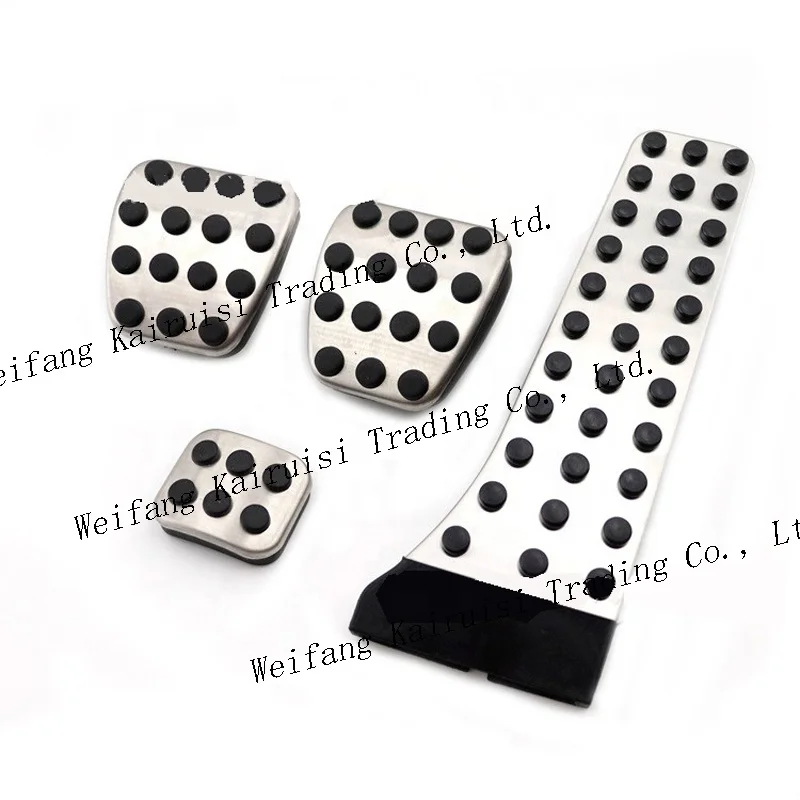 For Mercedes-Benz SLS CLS Class SLK GLK Class C E Class Stainless Steel Accelerator Brake Rest Pedal Car Foot Pedal Pads Covers