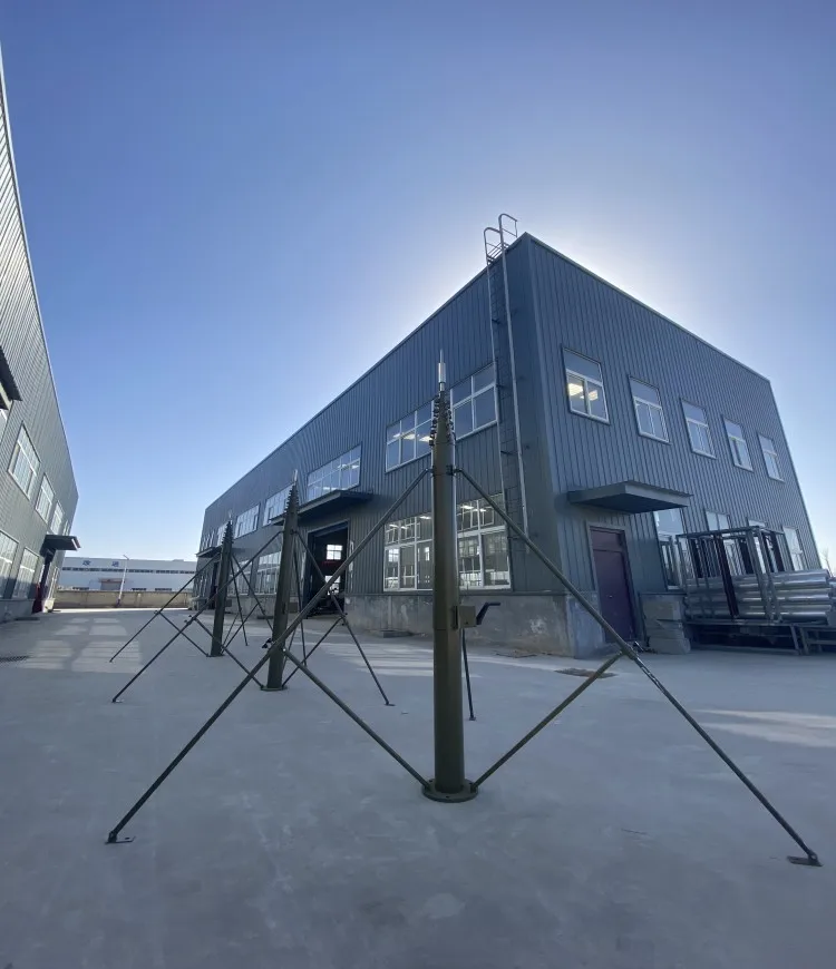 YangBo factory direct price 15m heavy-duty aluminum electrical telescoping mast for antenna