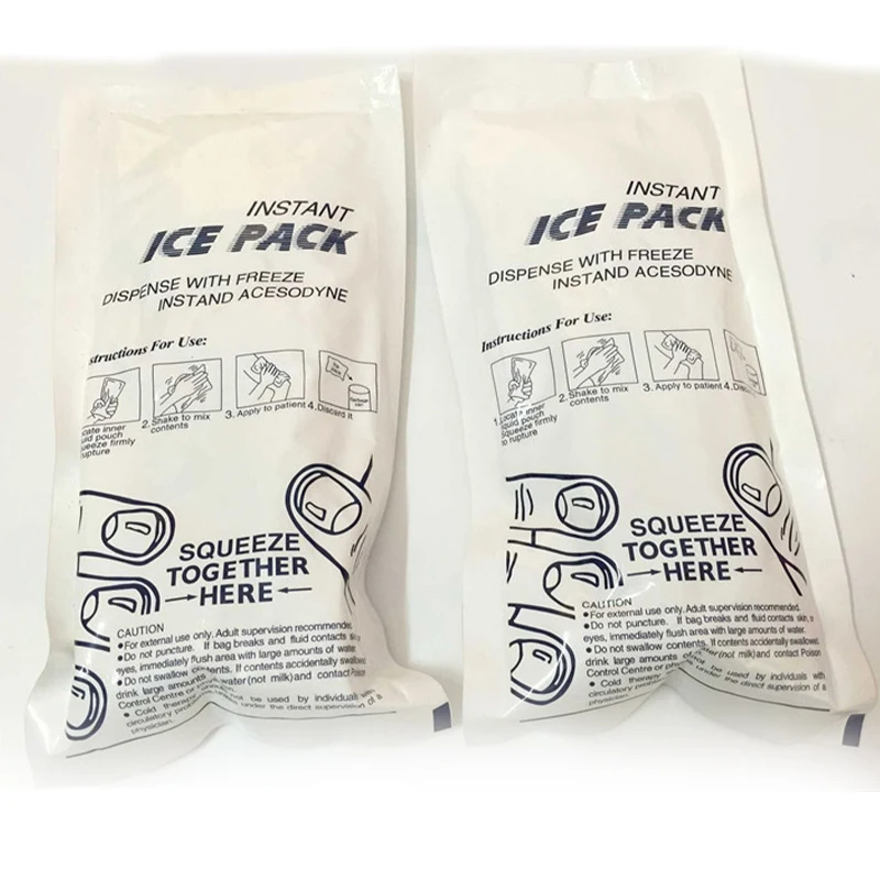 CSI Custom CE Qualified Medical First Aid Non Toxic Ice Packs Compress Wraps Instant Cold Pack