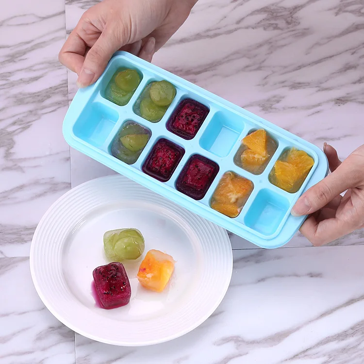 factory Outlet 3d sphere round ice ball cube mould with lid palet hockey puck maker plastic whisky tray