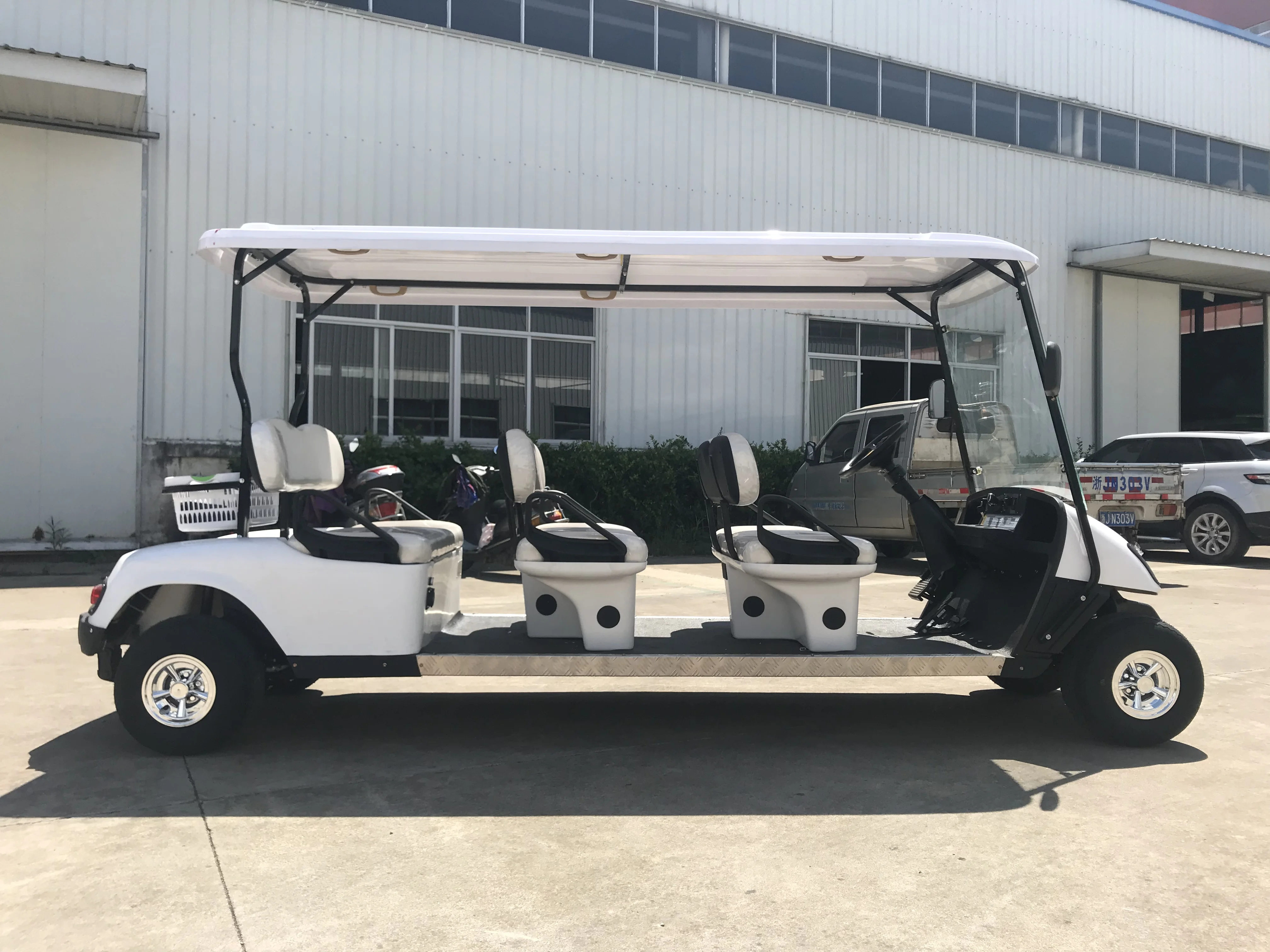 
New Environmental 6 Seater Cheap Battery Powered Gas Golf Cart 