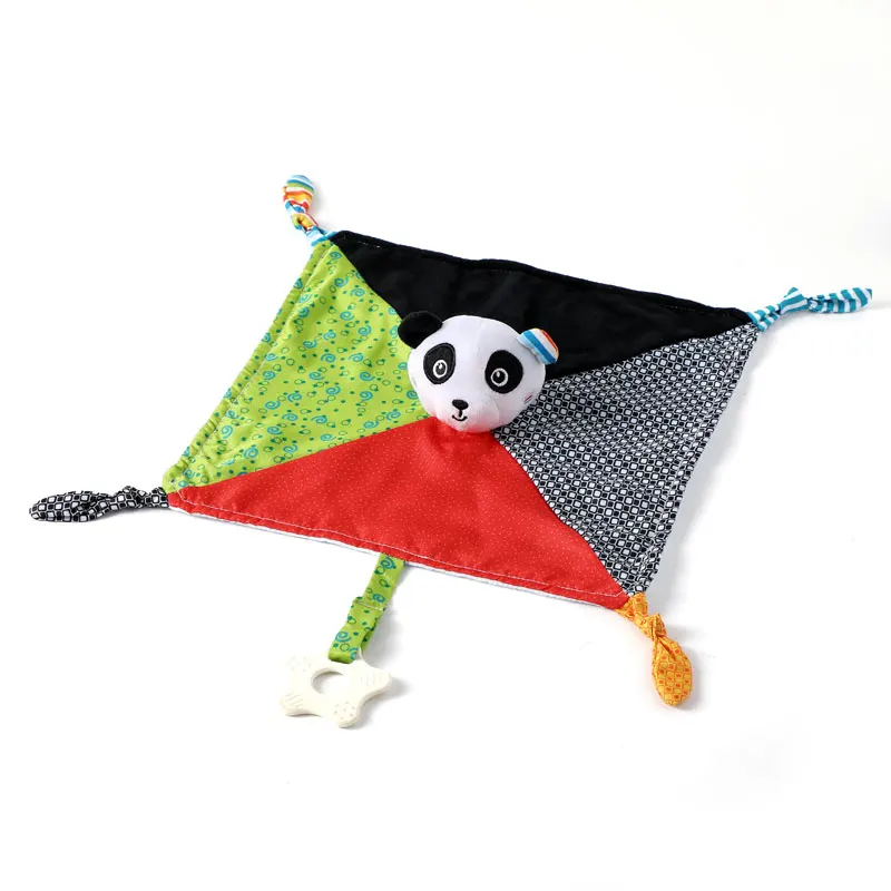 Детское мягкое плюшевое мягкое успокаивающее полотенце с мультяшным животным