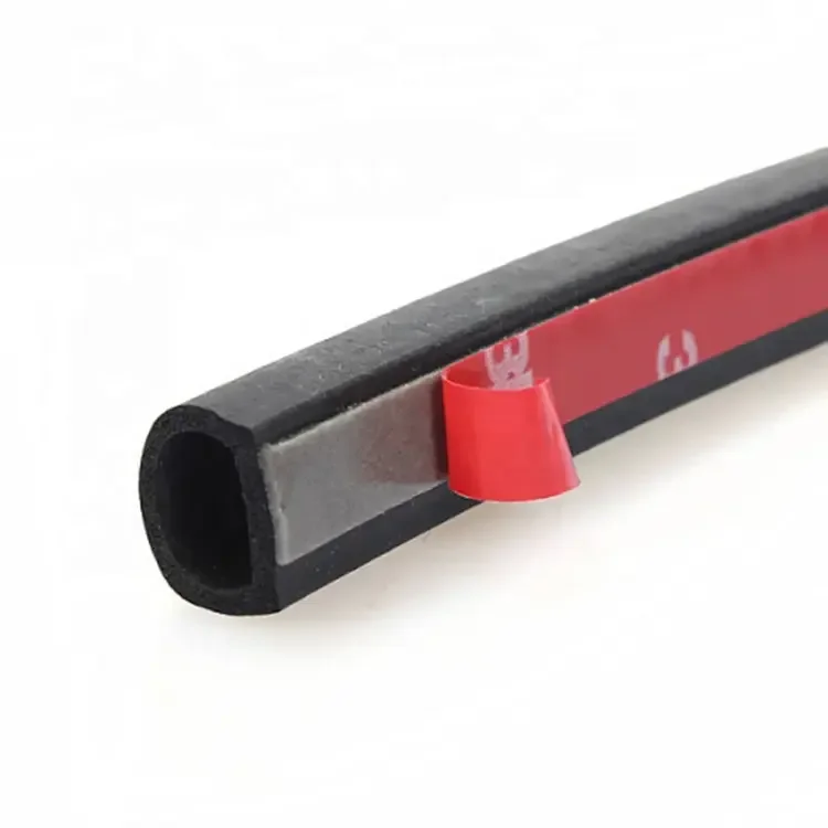 wholesales self adhesive tape foam extruded rubber door seals for cars