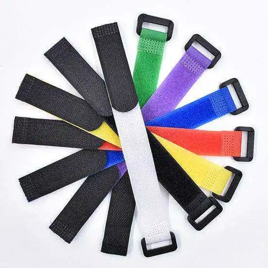 High Quality Cable Ties Binding Strap Velcroes Data Cable Ties 100% Nylon Hook and Loop Velcroes Custom Binding Strap Velcroes