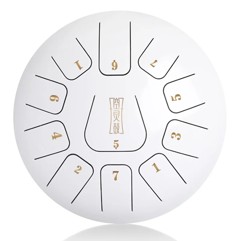 
Hand Held Drum 10 Inch 11 Notes Square Steel Tongue Drum Handpan Instrument 