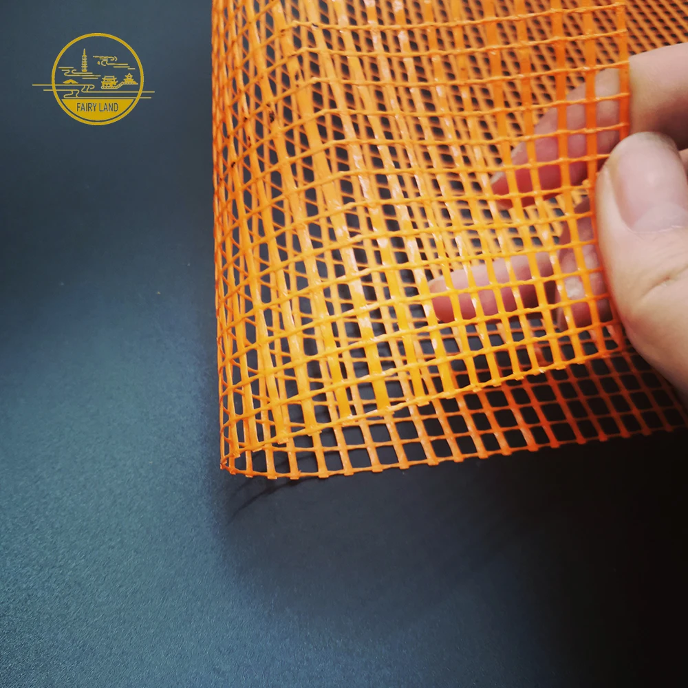 New Arrivals Acid Resistant Orange Color 5-200m Width 5x5Mesh Wholesale Fiberglass Mesh