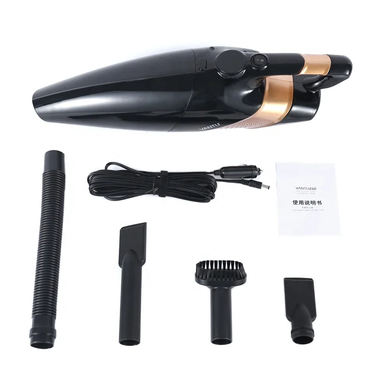 YANTU E09 120w Car Auto 12v Wireless Hand Portable Vaccum Vacuum Cleaner for Car