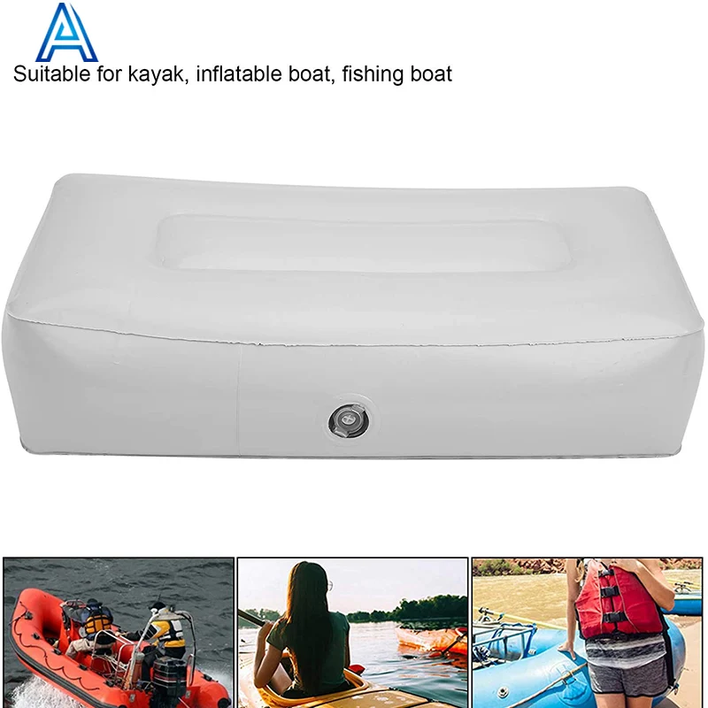 Durable comfortable eco-friendly PVC air blow inflatable raft seat boat cushion for raft seat boat seat