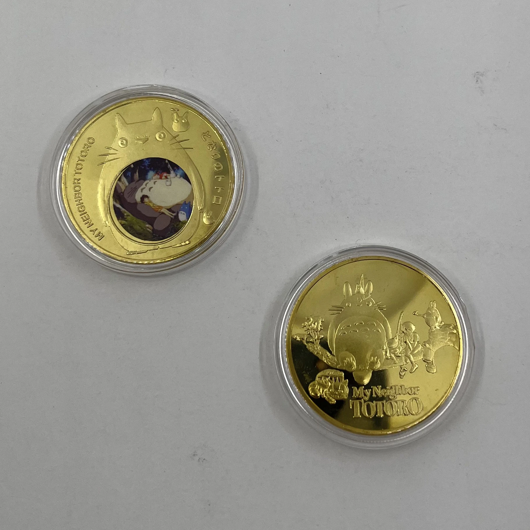 Personalized Cartoon Souvenir My Neighbour Totoro Collection Gold Plated Anime Coin