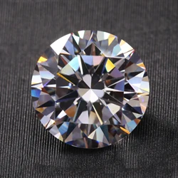 Wholesale 3MM-12MM Round Shape Colorful Synthetic Cubic Zircon 5A Round Cut CZ Stone Loose Gemstones Cubic Zirconia