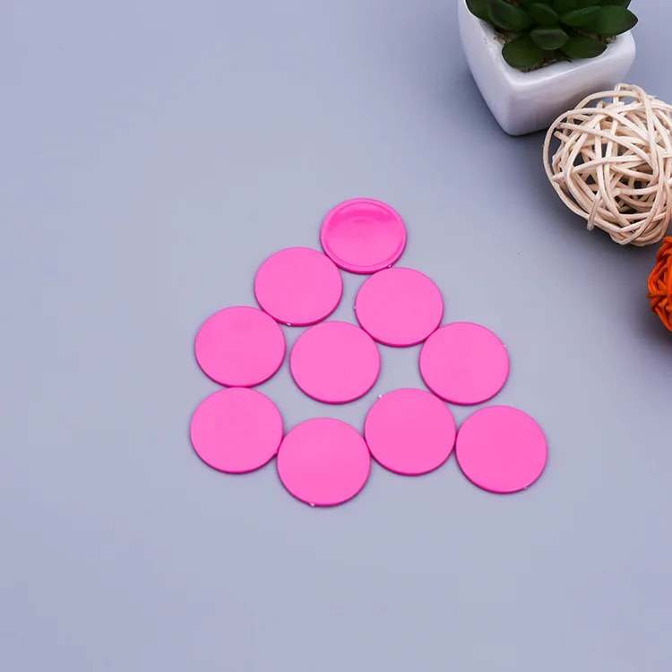custom logo hot selling plastic coin/token euro