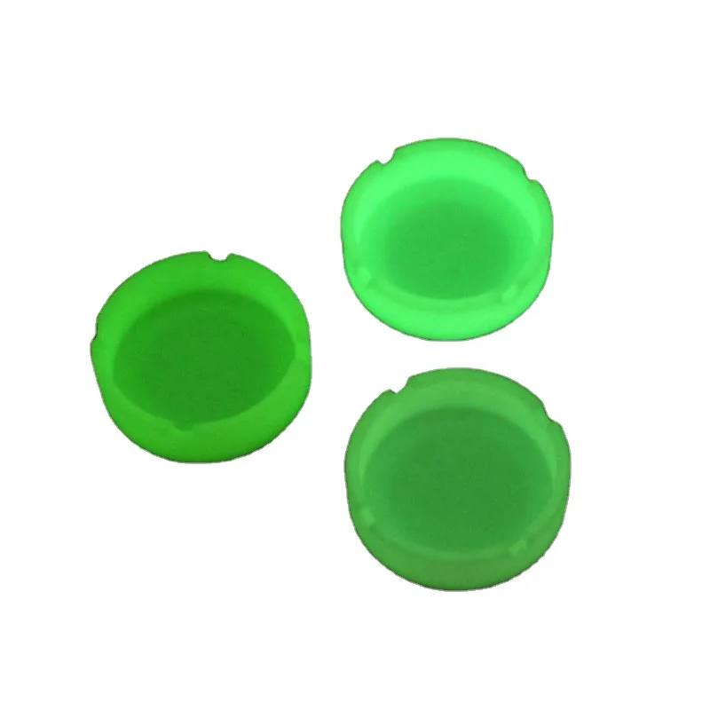 Оптовая продажа, устойчивая к высоким температурам пепельница, индивидуальная силиконовая пепельница ночного видения, силиконовая пепельница для сигар