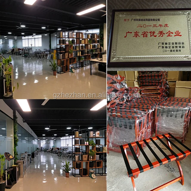 
Hotel Suitcase Storage Holder Wooden Luggage Rack Solid Wood Foldable Suitcase Stand for Hotel Room 