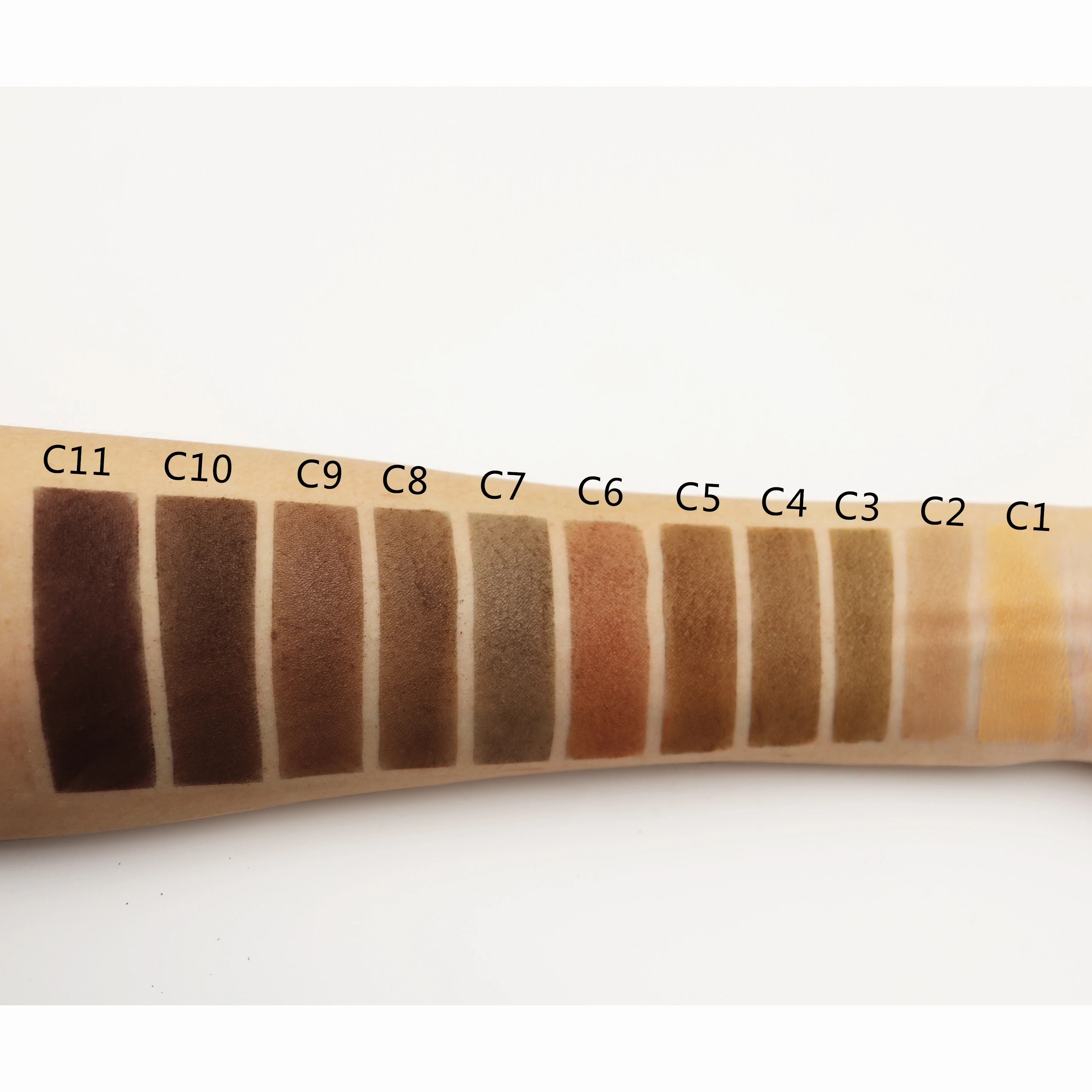 Custom Contour Highlighter Blush Palette Pigment Long Lasting Pressed Powder Palette Makeup