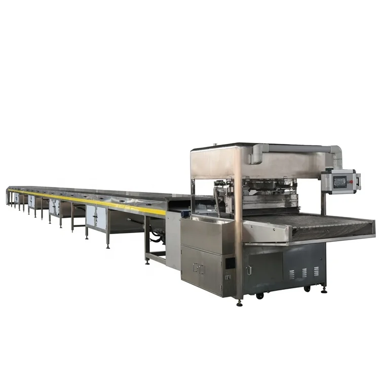 Sample High Quality  1200mm  Chocolate Enrobing Line Chocolate Enrober Cooling Tunnel