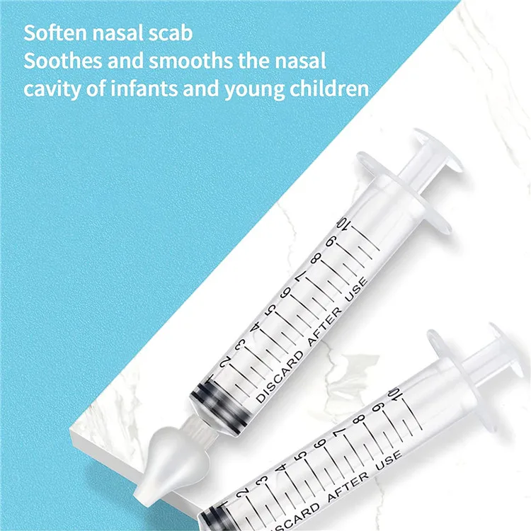Reusable Professional Syringe Baby Nasal Irrigator Infant Nose Cleaner Rinsing Device Baby Nasal Aspirator